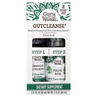 GuruNanda,GutCleanse™ 2 Step Kit , 2 Bottles