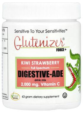 Sufficient C,Glutenizer® Force+，猕猴桃草莓味，63 克