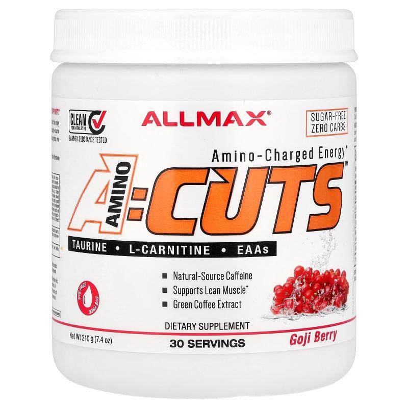 ALLMAX,ACUTS™，氨基酸能量饮品，枸杞浆果味，7.4 盎司（210 克