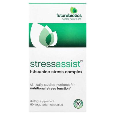 Futurebiotics,Stressassist®，L-茶氨酸应激支持复合物，60 粒素