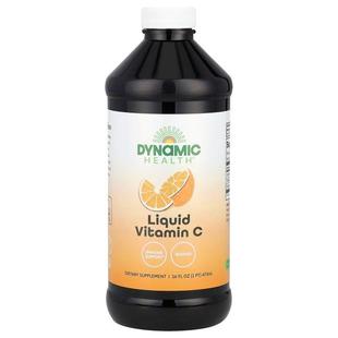 Dynamic Health,液体维生素 C，天然柑橘味，16 盎司（473 毫升）