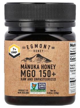 Egmont Honey,麦卢卡蜂蜜，未加工且未经巴氏，MGO 150+，8.82 盎