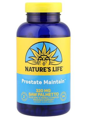 Nature's Life,Prostate Maintain™ 摄护腺健康，250 粒胶囊