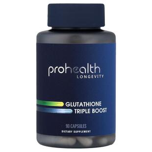 ProHealth Longevity,Glutathione Triple Boost, 90 Capsules