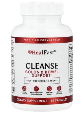 Healfast,Cleanse, Colon & Bowel Support, 60 Capsules