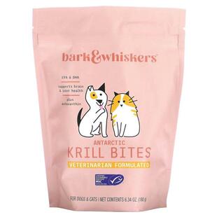 Mercola博士,Bark & Whiskers,南极磷虾零食,猫狗专用,6.3