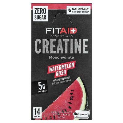 FITAID,Essentials, Creatine Monohydrate, Watermelon Rush, 14