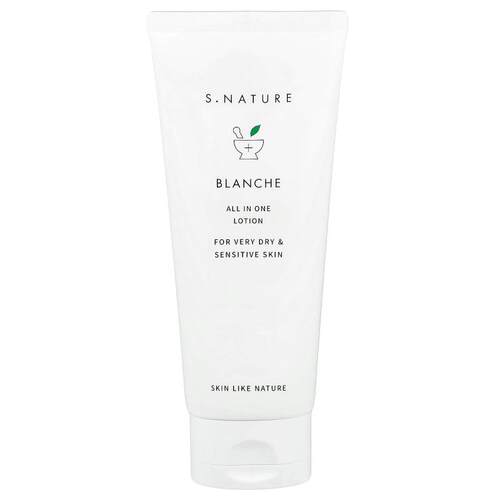S.NATURE,Blanche，多合一乳液，适合非常干燥和敏感皮肤，200 毫