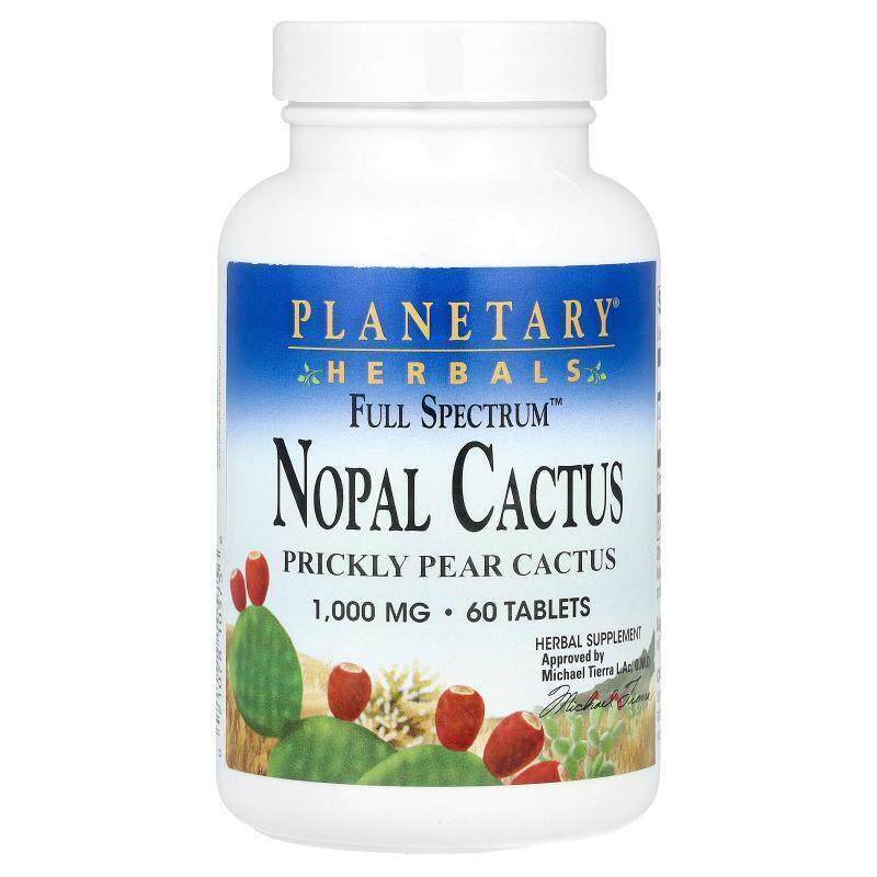 Planetary Herbals,多面™ 胭脂仙人掌，60 片