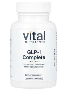 Vital Nutrients,GLP-1 Complete，60 粒全素胶囊