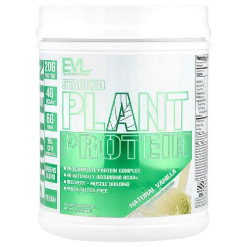 EVL,Stacked 植物蛋白质，天然巧香草味