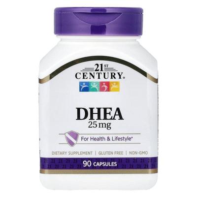 21世纪,DHEA，25 毫克，90 粒胶囊