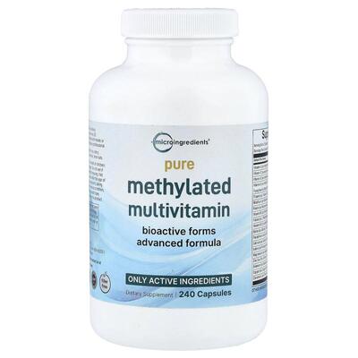 Micro Ingredients,Pure Methylated Multivitamin, 240 Capsules