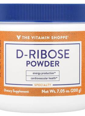 The Vitamin Shoppe,D-核糖粉，7.05 盎司（200 克）