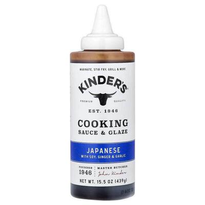 KINDER'S,Cooking Sauce &amp; Glaze, Japanese, 15.5 oz (4