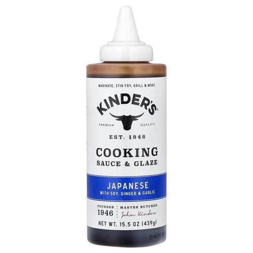 KINDER'S,Cooking Sauce &amp; Glaze, Japanese, 15.5 oz (4