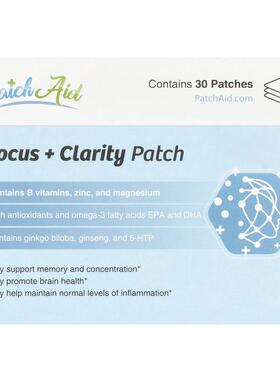 PatchAid,Focus + Clarity 贴片，30 片