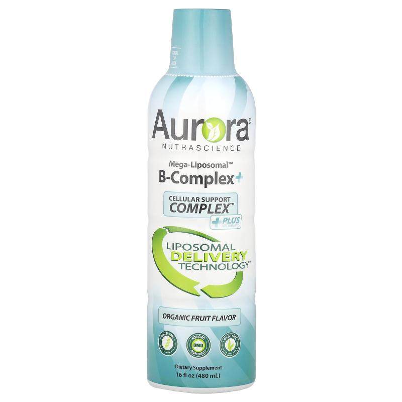 Aurora Nutrascience,Mega-Liposomal B 复合物+，有机水果味，16