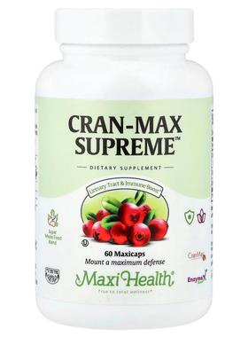 Maxi Health,Cran-Max Supreme™, 60 Maxicaps