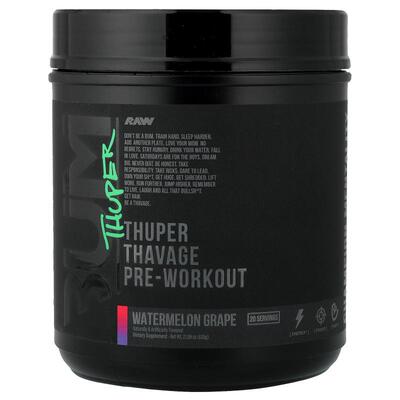 Raw Nutrition,Bum, Thuper Thavage Pre-Workout, Watermelon Gr