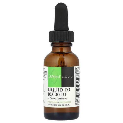 DaVinci Laboratories,液体 D3，10000 国际单位