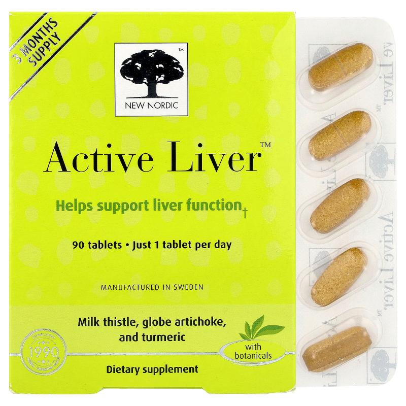 New Nordic ,Active Liver™ 活力肝脏配方，90 片