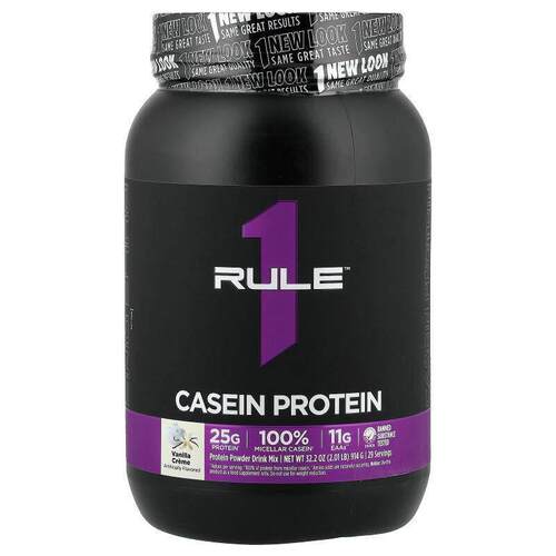 Rule One Proteins,R1 酪蛋白，蛋白质粉混合饮品，香草味奶油味2