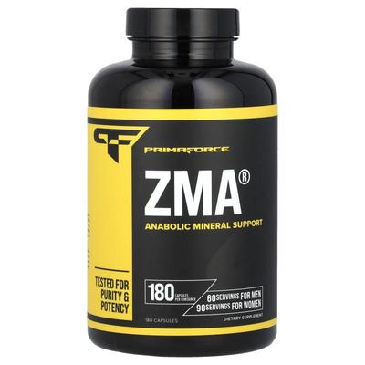Primaforce,ZMA®，同化矿物质支持，180 粒胶囊