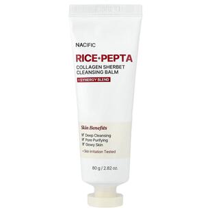 Nacific,Rice + Pepta Collagen Sherbet Cleansing Balm, 2.82 o