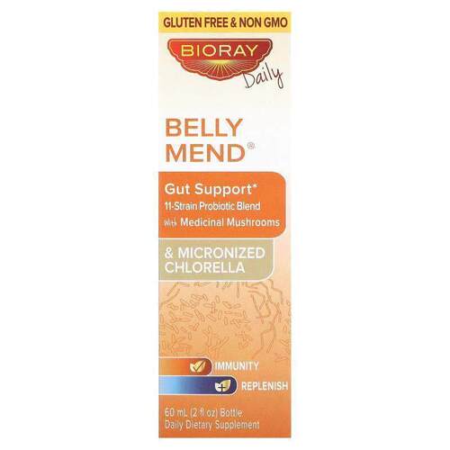 Bioray,Belly Mend，肠道支持，2 液量盎司（60 毫升）