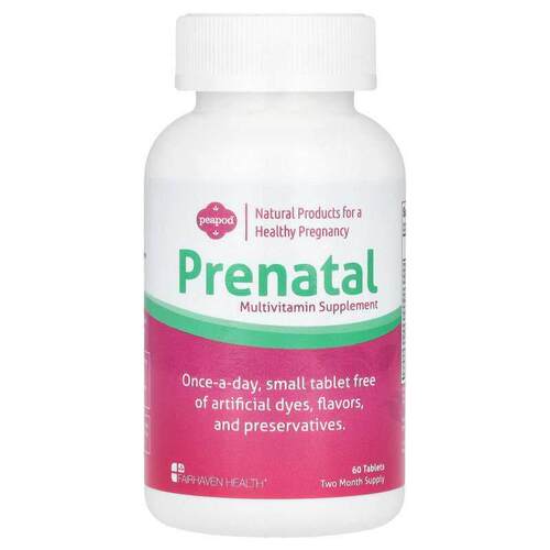 爱希儿,Peapod，产前复合维生素补充剂，60 片
