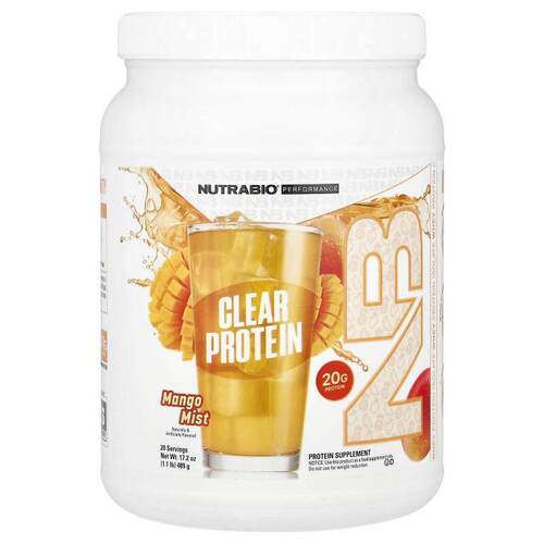 Nutrabio Labs,表现提升，透明蛋白质，芒果迷雾