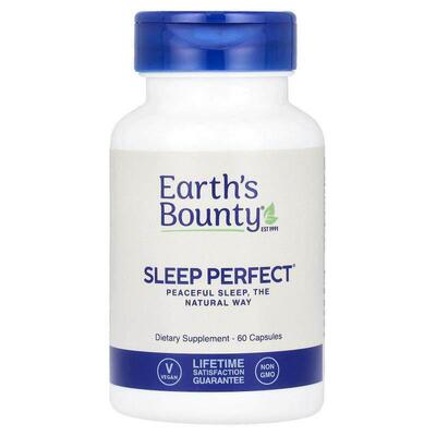 Earth's Bounty ( Matrix Health ),睡眠帮助，60 粒素食胶囊