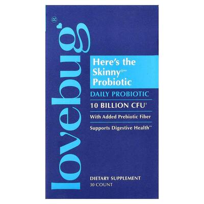 LoveBug Probiotics,Here's The Skinny 轻体益生菌，100 亿 CFU3