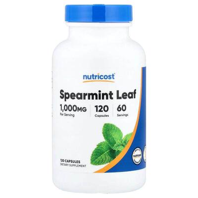 Nutricost,Spearmint Leaf, 120 Capsules (500 mg per Capsule)