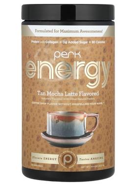 Perk Energy,棕色摩卡拿铁，14.4 盎司（402 克）