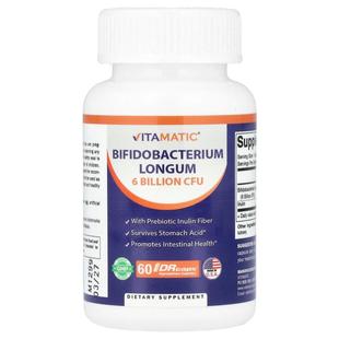 Vitamatic,长双歧杆菌，60 粒 DRcaps® 羟丙基甲基纤维素胶囊