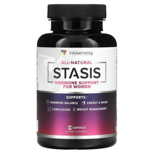 Vitauthority,Stasis 女性天然支援，120 粒胶囊