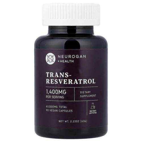 Neurogan Health,反式白藜芦醇，90 粒全素胶囊（每粒胶囊 700 毫
