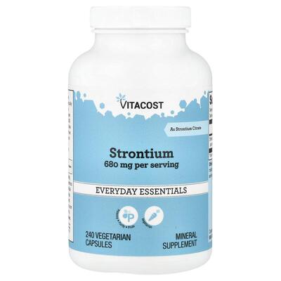 Vitacost Strontium柠檬酸锶骨骼享受从容状态清新相伴