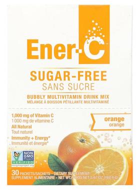 Ener-C,维生素 C，复合维生素混合饮品，无糖，橙子味，1,000 毫3