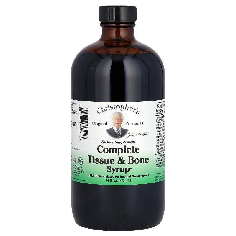 Christopher's Original Formulas,组织骨骼支持糖浆，16 液量盎4
