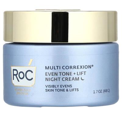 洛克,Multi Correxion®，均匀肤色 + 提拉，晚霜，1.7 盎司（48