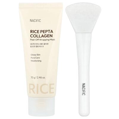 Nacific,Rice Pepta Collagen Peel-Off Wrapping Beauty Mask ,