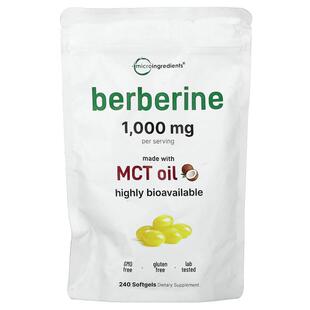 Micro Ingredients,Berberine, 240 Softgels (250 mg per Softge