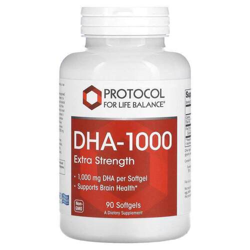 Protocol for Life Balance,DHA-100，特强型，1000 毫克，90 粒