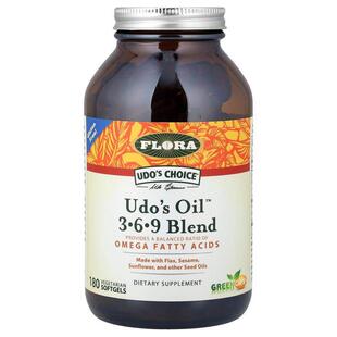粒素食软胶 180 混合物 Oil™ Choice® Udo Flora