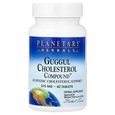 Planetary Herbals,Guggul Cholesterol Compound™, 42 Tablets