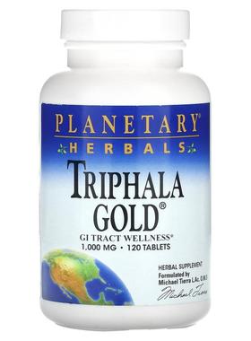 Planetary Herbals,Triphala Gold®，120 粒胶囊