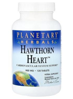 Planetary Herbals,山楂心，900 mg，120片